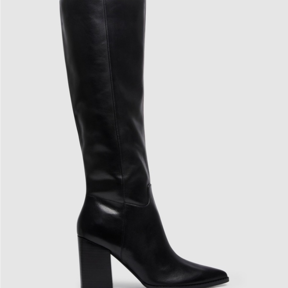 Nine West Elegant Black Knee-High Women's Boots - 7.5